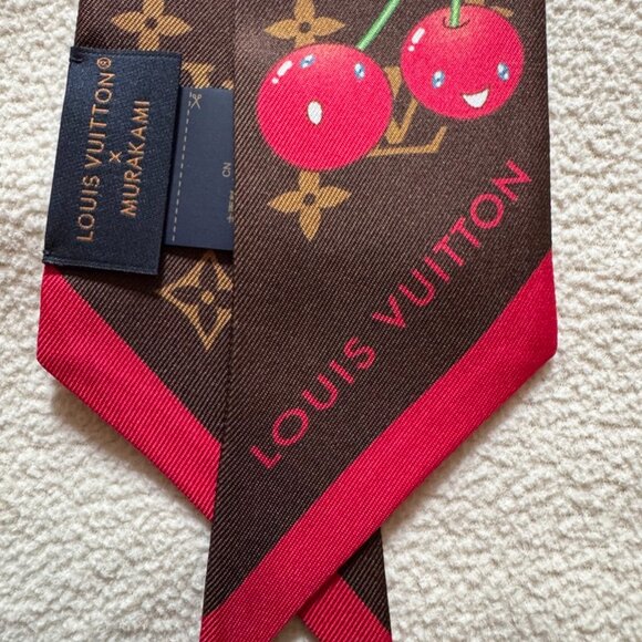 Brown Louis Vuitton Silk Bandeau - Picture 6 of 6